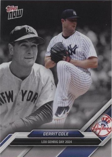 2024 Topps Now Lou Gehrig Day - Gerrit Cole #LGD-5