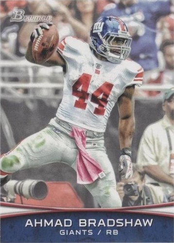 2012 Bowman Ahmad Bradshaw #46