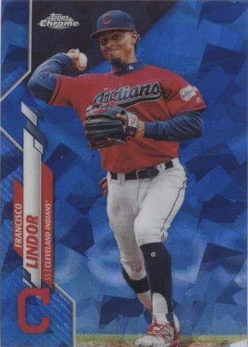 2020 Topps Chrome Sapphire Edition - Francisco Lindor #201