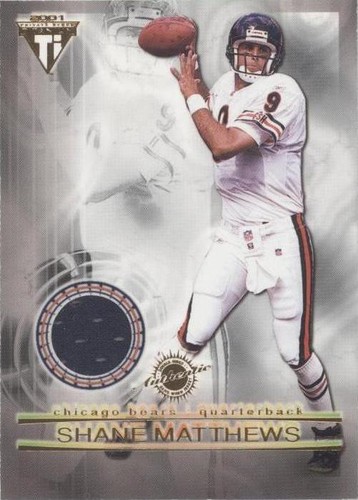 2001 Pacific Private Stock Titanium Jim Miller Shane Matthews #58