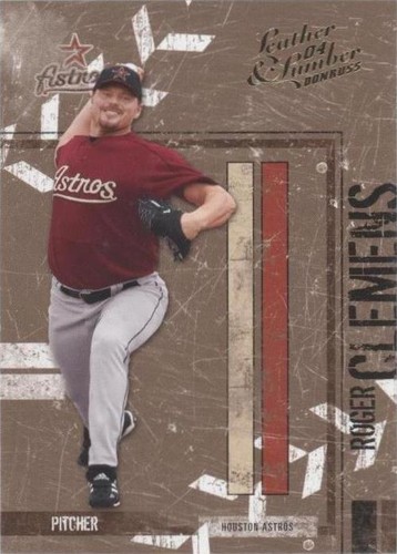 2004 Donruss Leather & Lumber - Roger Clemens #63