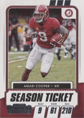2021 Panini Contenders Draft Picks Amari Cooper #38