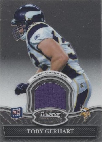 2010 Bowman Sterling Toby Gerhart #BSR-TG
