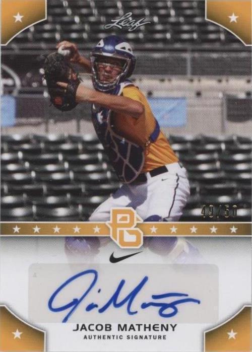 2015 Leaf Perfect Game National Showcase - Jacob Matheny #PG-JM1