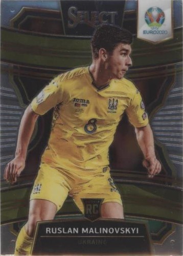 2020 Panini Select UEFA Euro Preview Ruslan Malinovskyi #43