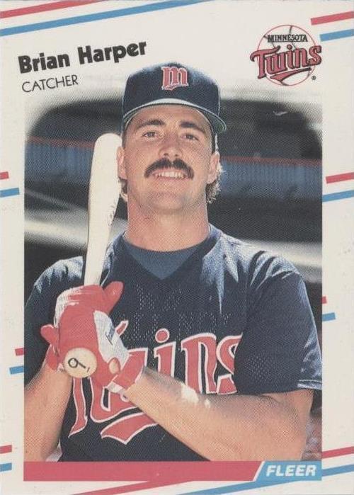 Atualização Fleer 1988 - Brian Harper #U-42