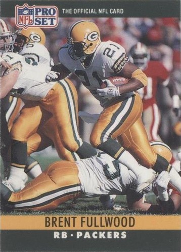 1990 Pro Set Brent Fullwood #107