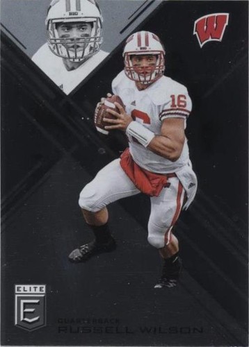 2017 Panini Elite Draft Picks Russell Wilson #86