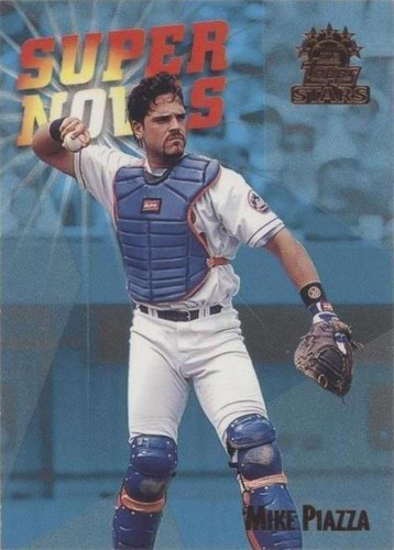 1999 Fleer Brilliants Mike Piazza Shining Stars Pulsars #7 P SSP