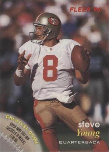 1996 Fleer Shell FACT Steve Young #108