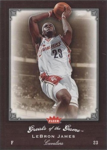 2005-06 Fleer Greats of the Game - LeBron James #53