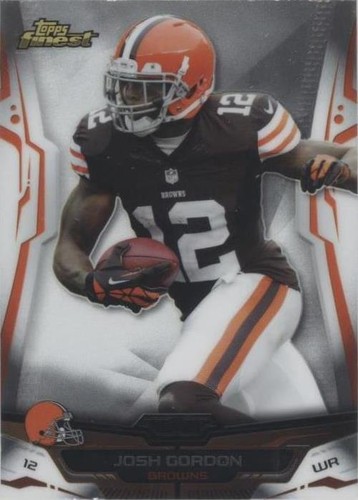 2014 Topps Finest Josh Gordon #4