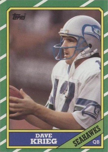 1986 Topps Dave Krieg #201