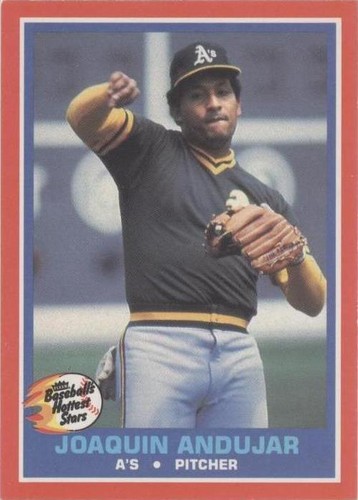 1987 Fleer Baseball's Hottest Stars - Joaquin Andujar #1