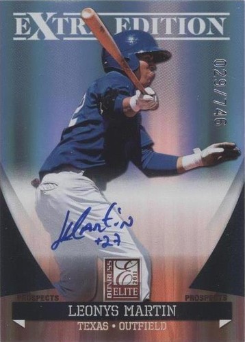 2011 Donruss Elite Extra Edition - Leonys Martin #P-44