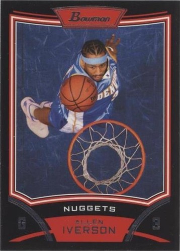 2008-09 Bowman Draft Picks & Stars - Allen Iverson #33