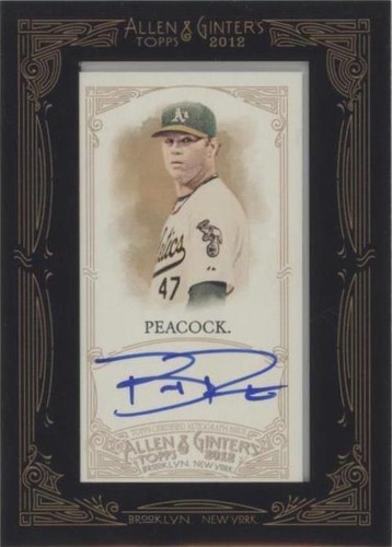 2012 Topps Allen & Ginter's - Brad Peacock #AGA-BP