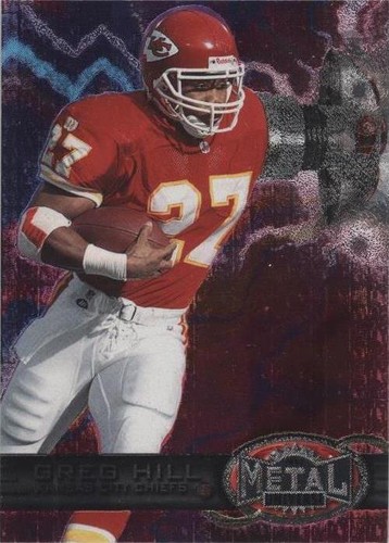1997 Skybox Metal Universe Greg Hill #118
