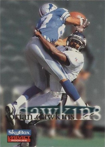 1996 Skybox Impact Rookies Brian Dawkins #50