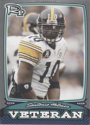 2008 Topps Rookie Progression Santonio Holmes #PV-SH