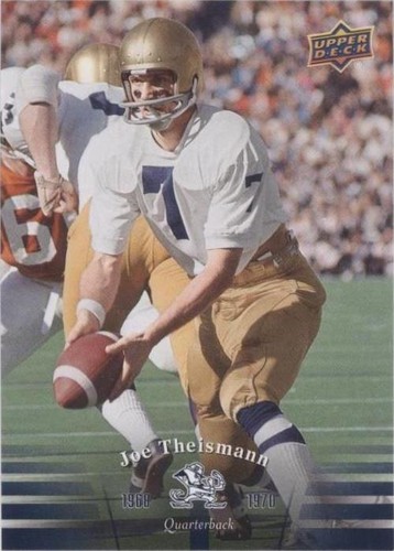 2013 Upper Deck University of Notre Dame Joe Theismann #23