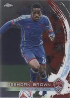 2014 Topps Chrome MLS Deshorn Brown #56