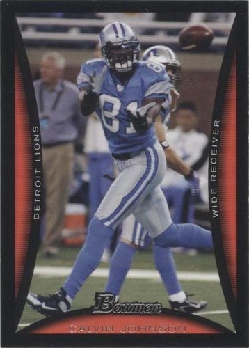 2008 Bowman Calvin Johnson #80