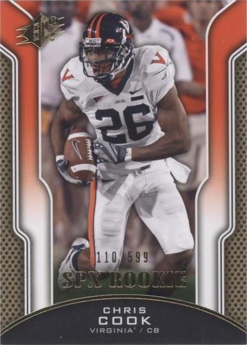 2010 SPx Chris Cook #192
