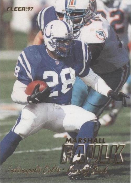 Fleer Marshall Faulk #29 1997