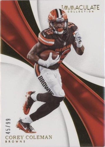 2017 Panini Immaculate Collection Corey Coleman #23