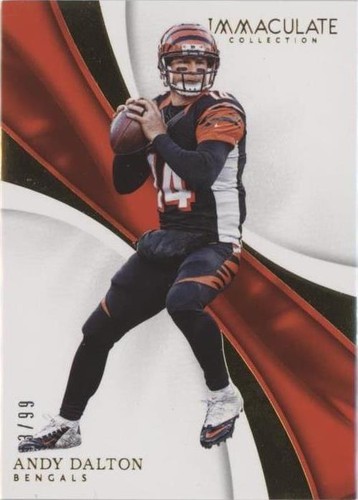 2017 Panini Immaculate Collection Andy Dalton #19