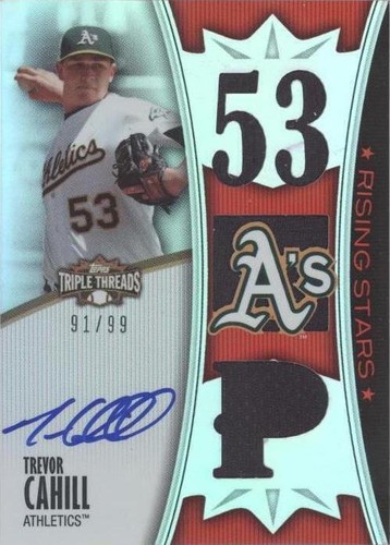 2010 Topps Triple Threads - Trevor Cahill #163