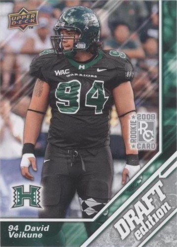 2009 Upper Deck Draft Edition David Veikune #121