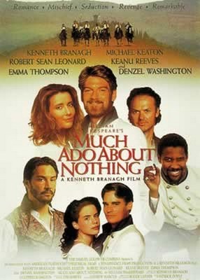 AFFICHE - Much Ado About Nothing - Keneth Branagh, Keany Reeves - 68x98cm
