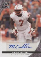 2016 Leaf Draft Maliek Collins #A-MC3