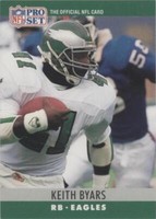 1990 Pro Set Keith Byars #245