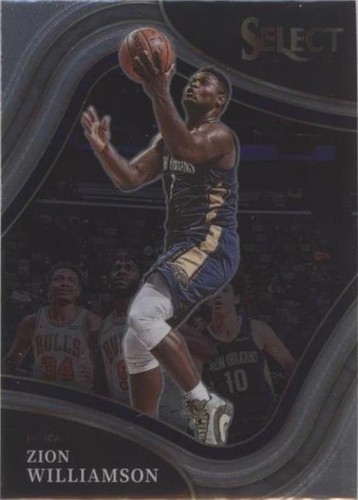 2021-22 Select Zion Williamson PSA 10 SSP Gold Wave Prizm