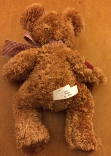 Ganz Brown Bear with Patches Named Rudy 9