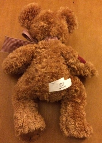 Ganz Brown Bear with Patches Named Rudy 9