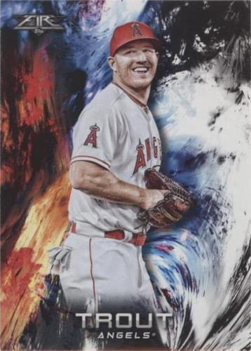2018 Topps Fire - Mike Trout #100