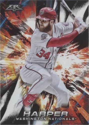 2018 Topps Fire - Bryce Harper #53