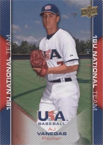 2009 Upper Deck USA Baseball Box Set - A.J. Vanegas #USA-40