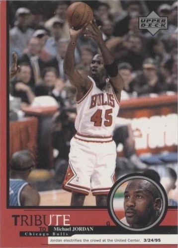 1998/99 UPPER DECK TRIBUTE TO JORDAN NBA BASKETBALL LUNCH