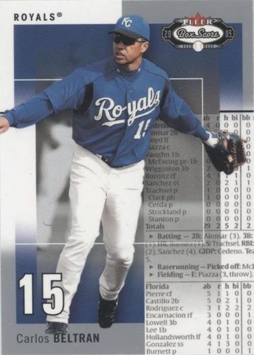 2003 Fleer Box Score - Carlos Beltran #36