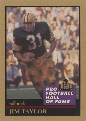 1991 Enor Pro Football Hall of Fame Jim Taylor #136