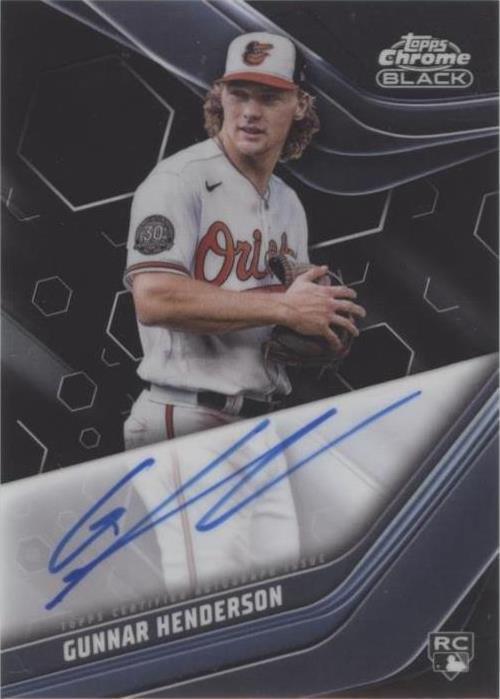 2023 Topps Chrome Black - Gunnar Henderson #CBA-GH