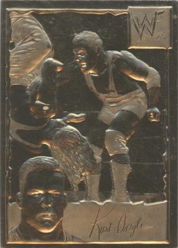 1999-2005 Danbury Mint 22k Gold WWF/E - Kurt Angle #41