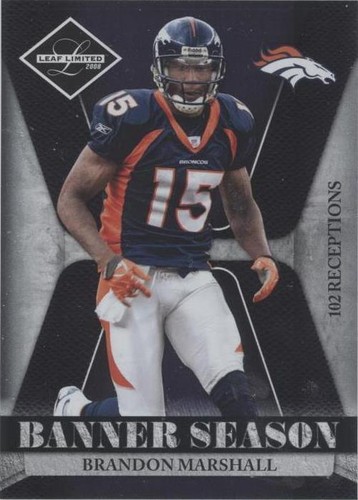 2008 Leaf Limited Brandon Marshall #BSM-4