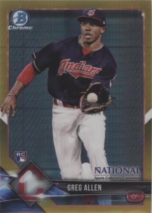 2018 Bowman Chrome National Convention - Greg Allen #BNR-GA