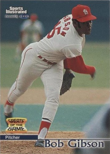 1999 Fleer Sports Illustrated Greats of the Game - Bob Gibson #45